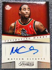 MATEEN CLEAVES 2013 Panini Timeless Treasures AUTO VALIDATING MARKS #25 Pistons