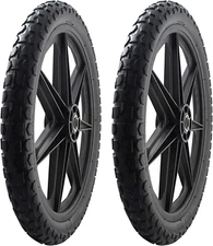 20" Replacement Tire Assembly For Rubbermaid Big Wheel Carts Black NEW