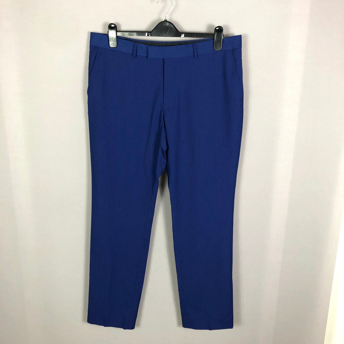 Nick Graham Royal Blue Dress Pants Size 37Wx32L | eBay
