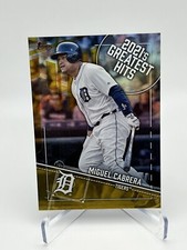 2022 Topps 2021’s greatest hits Miguel Cabrera gold /75 21GH-13
