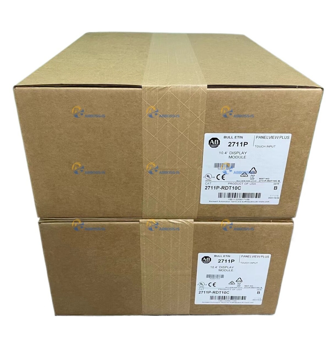 Allen Bradley 2711P-RDT10C Ser C PanelView Plus 1000 Touch Panel