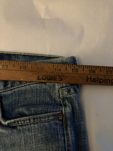 J Crew Jeans Womens 27 Hipslung Capri Low Rise Stone Wash Blue Denim Stretch - Picture 4 of 11