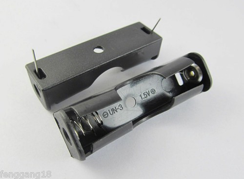 5pcs New 1X AA 2A 1XAA Battery Holder Box Case 1.5V With Needles Black - Picture 2 of 2