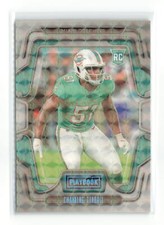 CHANNING TINDALL #174 RC 2022 PANINI PLAYBOOK DOLPHINS MOSAIC