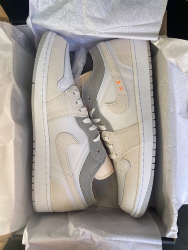 Nike Air Jordan 1 Low Craft Inside Out 8-14 Cream White Grey Phanton  DN1635-100 | eBay