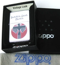 ZIPPO PREVIOUSLY COLLECTED Not Used ADVERTISE Lighter RUMBLE SEAT MUSIC Guitar