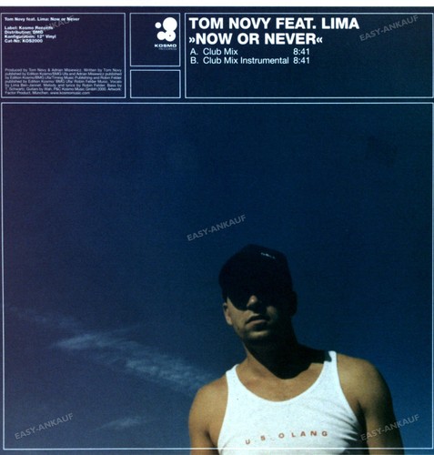 Tom Novy Feat. Lima - Now Or Never Maxi (VG+/VG+) '