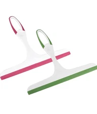  2 Window Squeegee Shower Glass Wall Kitchen House Cleaning Car Window 