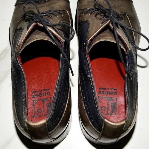 Jo Ghost Leather Lace Up Shoes Men 43 - Picture 12 of 17