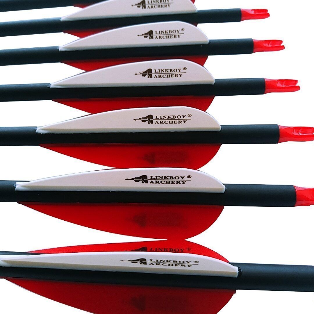 Archery Carbon Arrow ID6.2mm 28/29/30inch Sp500 Tips 2.8inch Archery Carbon Arrow ID6.2mm 28/29/30inch Sp500 Tips 2.8inch