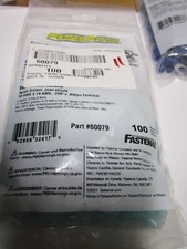 16-14 AWG 8 Stud Vinyl Insulated Butted Seam Fork Terminal QTY 100