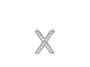 STERLING-SILVER-INITIAL-P-PENDANT-034-X-034-CUBIC-ZIRCONIA-NEW-STERLING-BLOCK-LETTER