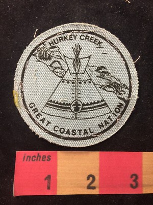 1980 s v.2 HURKEY CREEK GREAT COASTAL NATION Canvas Patch California YMCA 85N2
