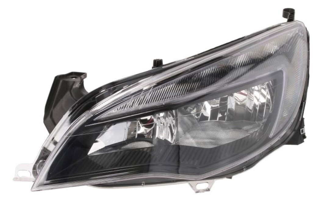 Phare avant gauche Opel Astra J noir h7 led avec moteur de réglage