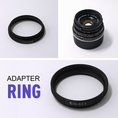 New Adapter Ring for Leica E39 Filter - Summicron-C S5.5 Lens Mount Adapter 