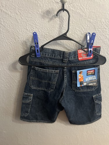 Wrangler Cargo Blue Shorts Size 10 Boys - Picture 3 of 10