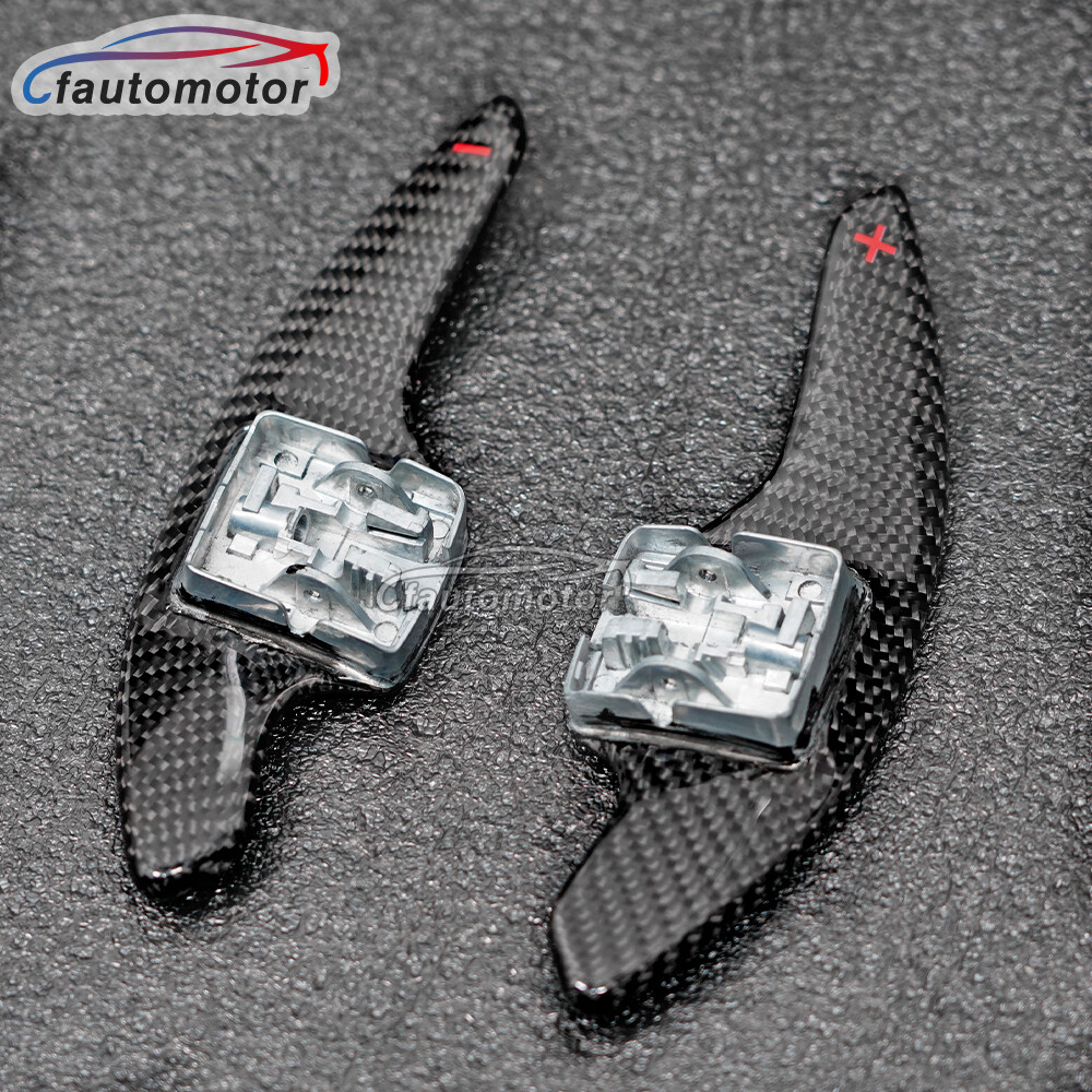 JOGON Carbon Fiber Paddle Shifter Extensions For Chevy C7 Corvette (2014-2019) - View #2