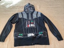 Star Wars Chewbacca Youth Boys Full Zip Hoodie w/Eye Holes Size 7 Disney