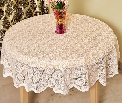 Tablecloth Round Shape 4 Seater Elegant Fl Embroidered Table Cover 60 Inch - Dining Table Cover For 4 Seater Tablecloth Round Shape 4 Seater Elegant Fl Embroidered Table Cover 60 Inch - Dining Table Cover For 4 Seater