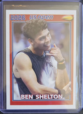 #7/10 * BEN SHELTON *US OPEN CARD 2026 +BGS/TOPPS CHROME or AUTO Phone Dialed-in