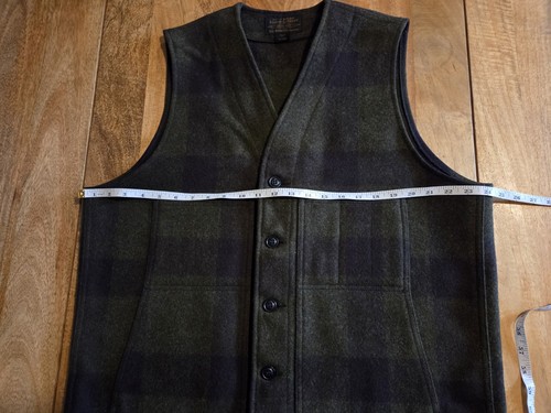 Filson Mackinaw Wool Vest | XL Long | Limited Edition | Forest Green/Brown - Picture 9 of 11