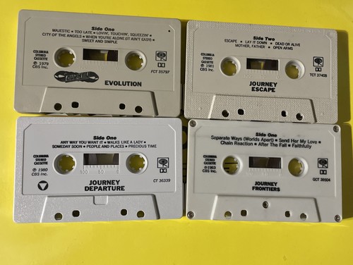 JOURNEY Cassette Tape Lot 4x Evolution Frontiers Departure Escape - Picture 5 of 5