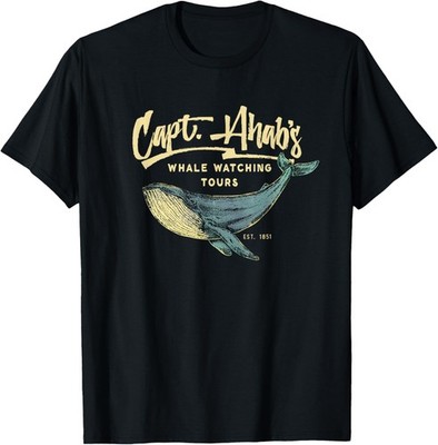 Moby Dick  Herman Melville whale literary gift T-Shirt