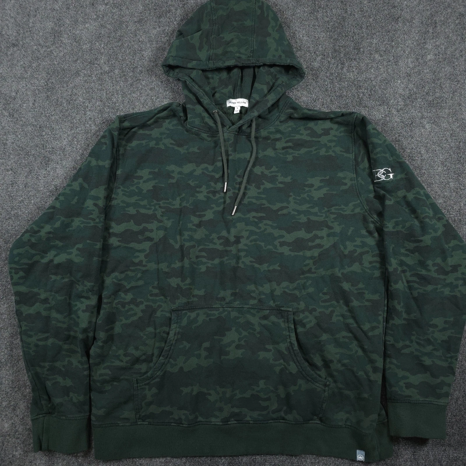 Peter Millar Pullover Hoodie Mens L Lava Wash Green Camo Stretch Golf Sweatshirt
Opens in a new wind
