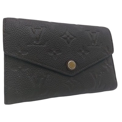 Louis Vuitton Portefeuille Curieuse Compact Wallet M60543 Empreinte Terre Brown