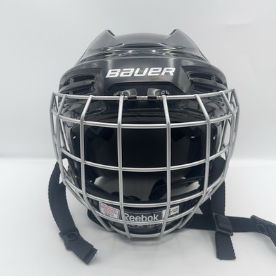 Bauer IMS5.0 Hockey Black Helmet Large with Reebok  Cage