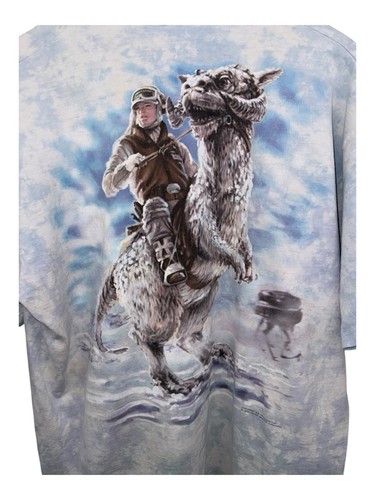 Vintage 1997 Liquid Blue The Empire Strikes Back Tie Dye Shirt Size XL RARE - Bild 3 von 8