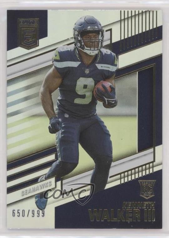 2022 Panini Donruss Elite Rookies 650/999 Kenneth Walker III #110 0yc9