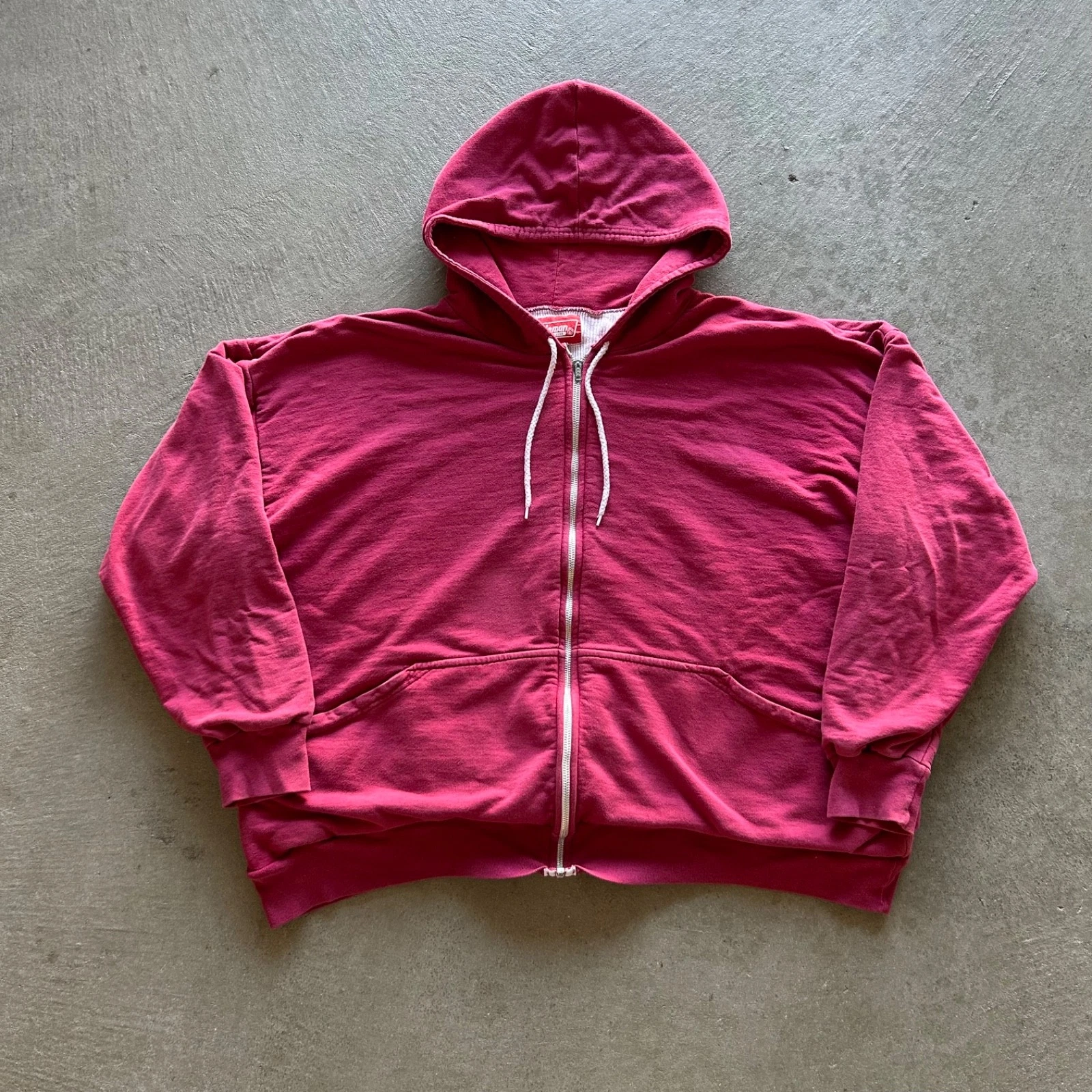 Vintage 90s Coleman Thermal Sweatshirt Size XL Faded Red Full Zip Hoodie Boxy
Opens in a new window
