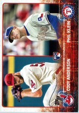 2015 Topps Update #US52 Cody Anderson RC Phil Klein RC - BB
