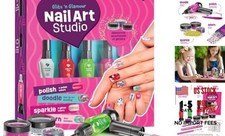 Nail Art Studio for Girls - Birthday Gift - Nail Polish Kit for Kids Ages 7-12