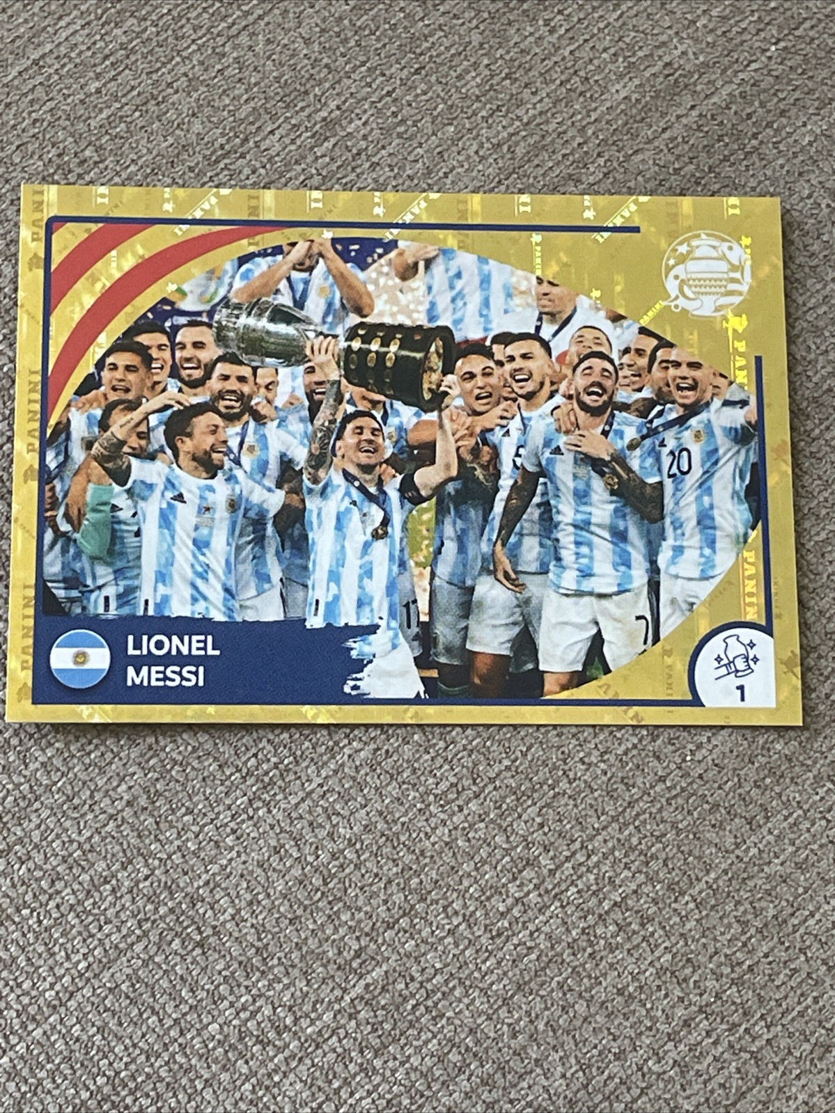2024 Panini Copa America Sticker Lionel Messi Argentina Leg6 S3860*