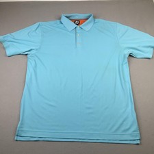 FootJoy Polo Shirt Mens XL Blue Performance Golf Stretch Moisture Wicking Tech