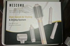 Mescomb 5-in-1 Hair Dryer Brush Set with High-Speed Brushless Motor, Diffuser