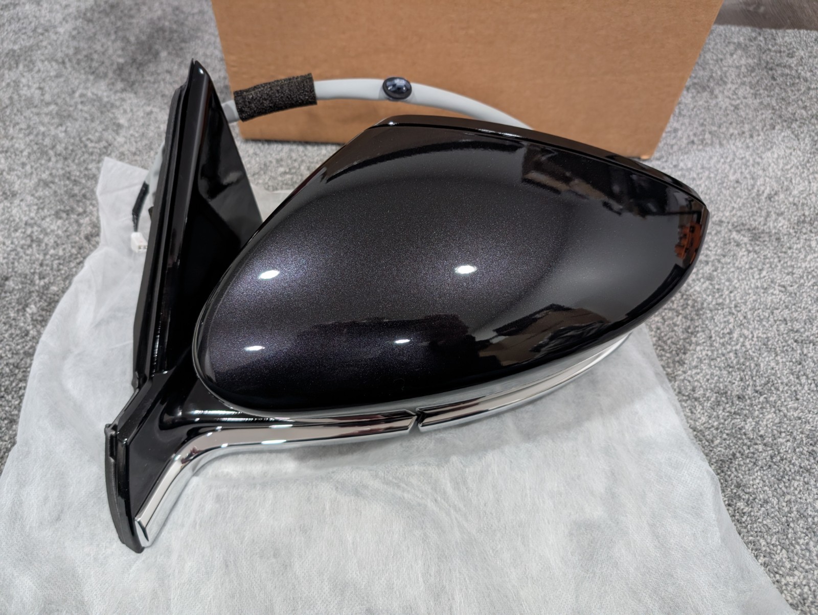 New 76250-TYA-A11ZJ 22 23 24 Acura MDX Tech LH Mirror Assy PB92P OEM Drivers Sid