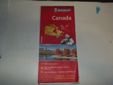 RARE CARTES ROUTIERES MICHELIN DU CANADA DES ANNEES 2000
