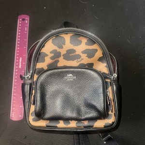 coach charlie backpack leopard Coach Leopard Backpack