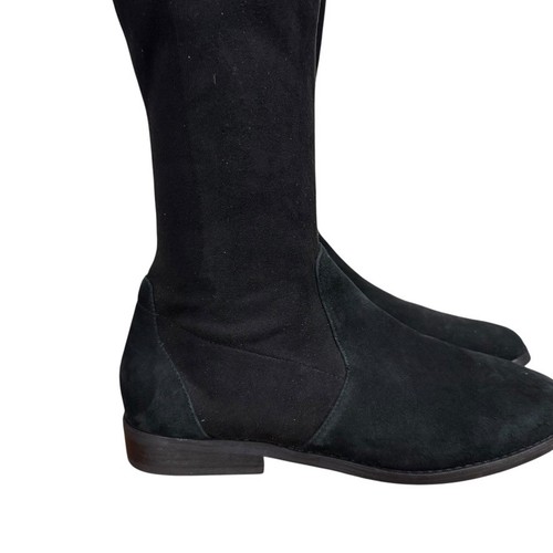 Gentle Souls Kenneth Cole Emma 2 Tall Stretch Riding Boots Black Sueded sz 10 - Picture 12 of 17