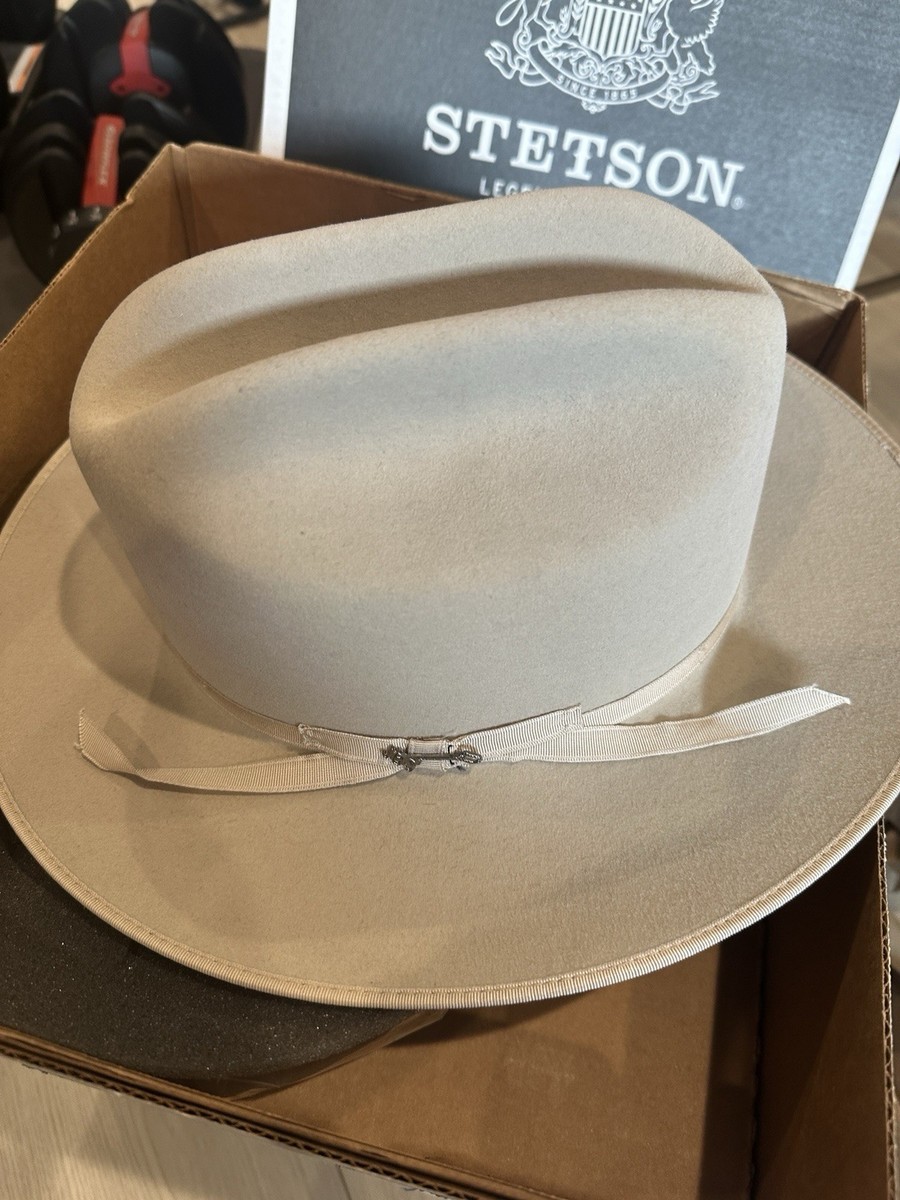 New STETSON OPEN ROAD 6x Fur Cowboy Western Fedora Hat 7 1/2 | eBay
