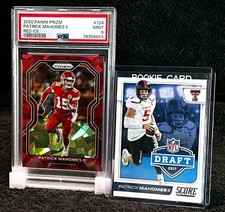 2020 PATRICK MAHOMES II • RED ICE PSA 9 • 2017 SCORE ROOKIE CARD • PANINI. rookie card picture