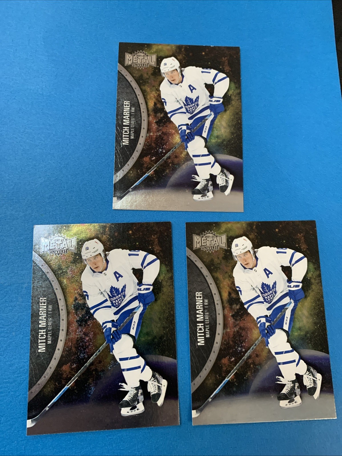 2021-22 Skybox Metal Universe - Mitch Marner #5 quantity 3 Toronto Maple Leafs