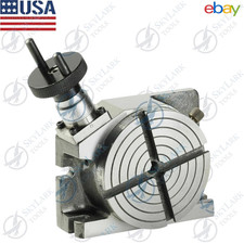 New 4 100mm Rotary Table Horizontal Vertical Precision Divided Chuck New 4 100mm Rotary Table Horizontal Vertical Precision Divided Chuck