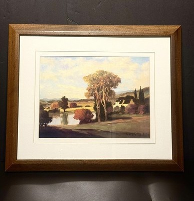MAX HAYSLETTE  Avignon Morning  Beautiful Romantic Art Print Framed 18 X 15