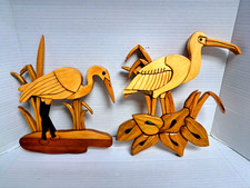 intarsia wood art birds