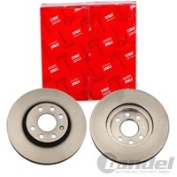2X TRW Bremsscheiben 260Mm BelÜFtet Vorne Passend FÜR Opel Combo Corsa Meriva