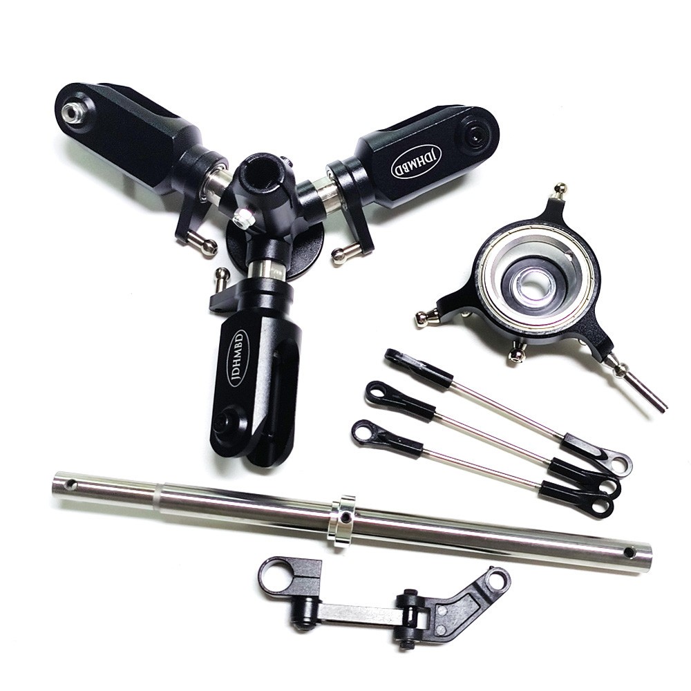 JDHMBD 500 3-Blades Main Rotor Head Set For Align Trex 500 RC